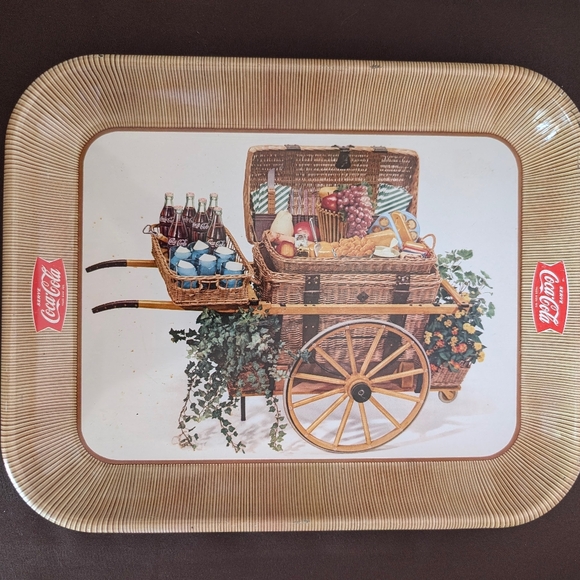 Vintage 1958 Coca Cola Serving Tray - Picture 2 of 4